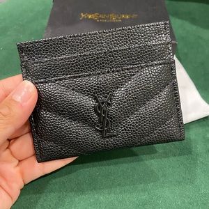 Black on black cardholder